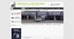 Desktop Screenshot of depozituldebaterii.ro